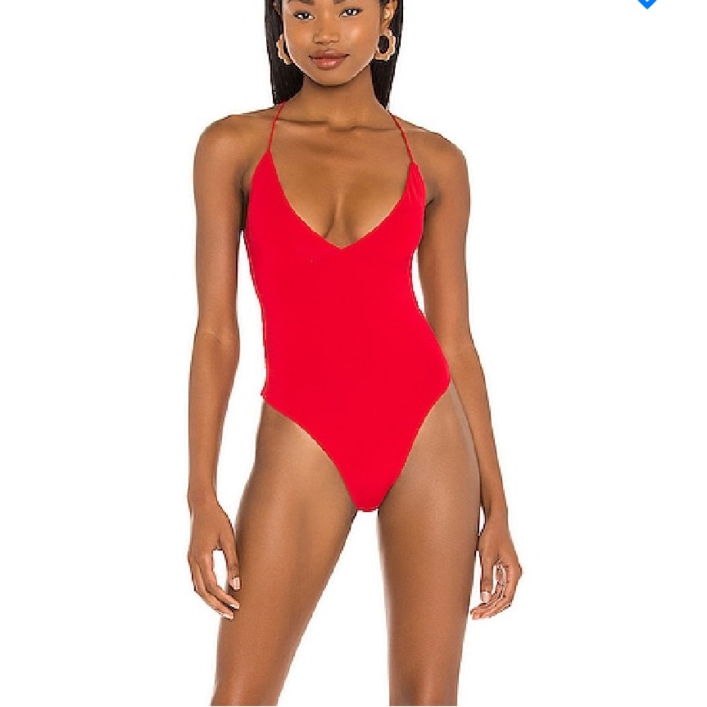 Superdown Revolve Rose One Piece Swimsuit